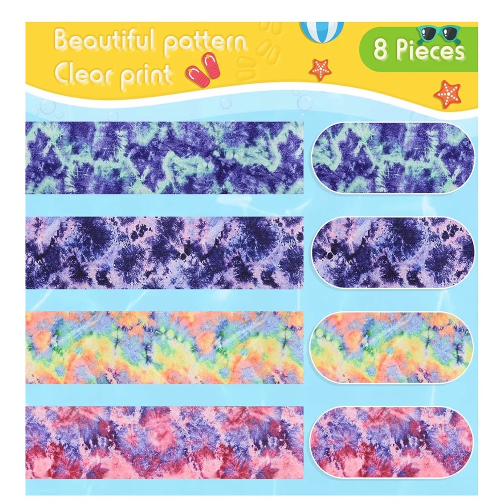 🆕 8 Pack Towel Bands for Beach Chair, Pool Essentials, Elastic and Windproof - Picture 2 of 7